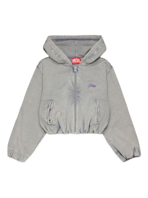 Felpa bambina Diesel grigia DIESEL KIDS | J02616KYA0SK917